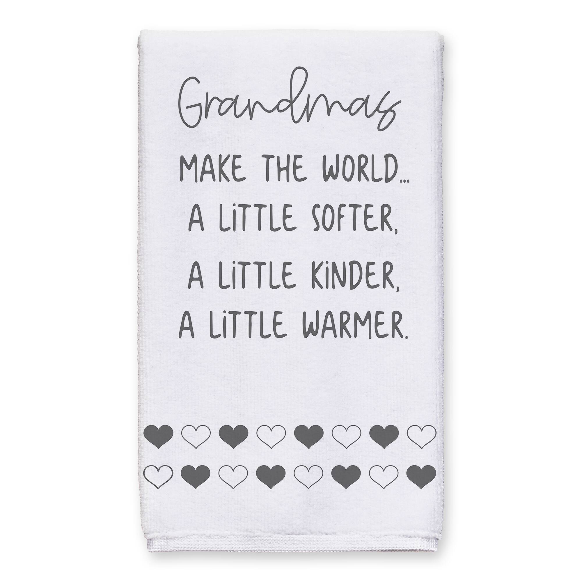 Grandmas Make The World Tea Towel, 2ct.